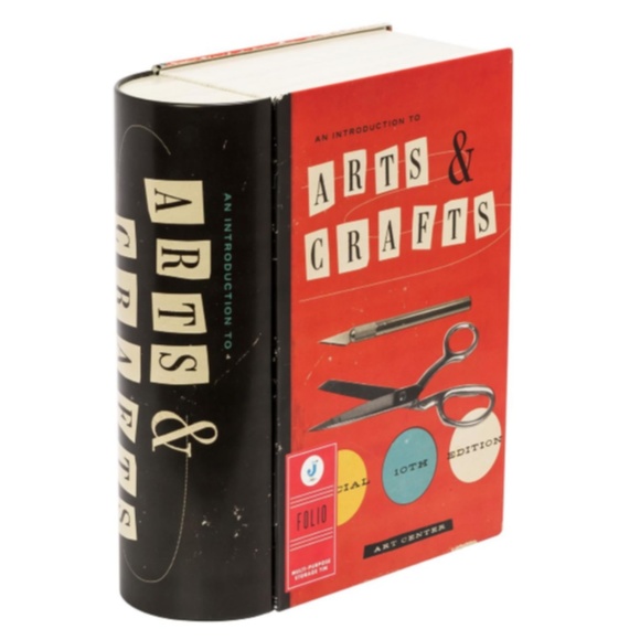 Arts & Crafts Book Storage Tin